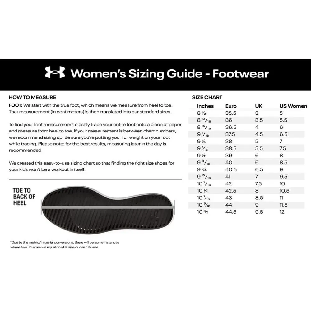 UNDER ARMOUR WOMEN'S CHARGED REVITALIZE, 6.5, US